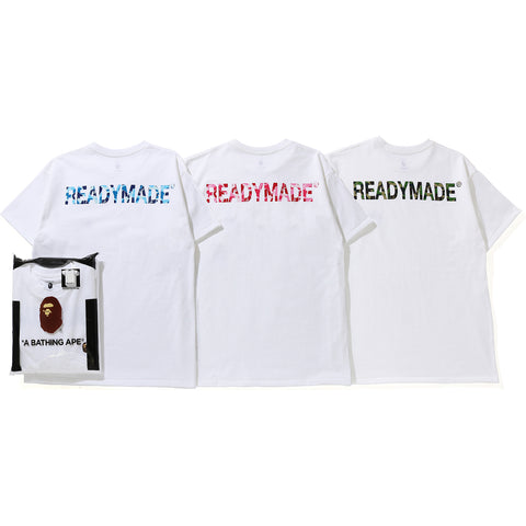 BAPE X READYMADE 3 PACK TEE M