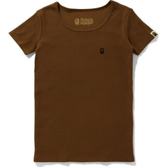 APE HEAD ONE POINT RIB TEE LADIES