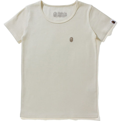 APE HEAD ONE POINT RIB TEE LADIES