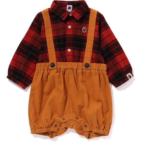 APE HEAD SUSPENDERS PANTS LAYERED ROMPERS KIDS