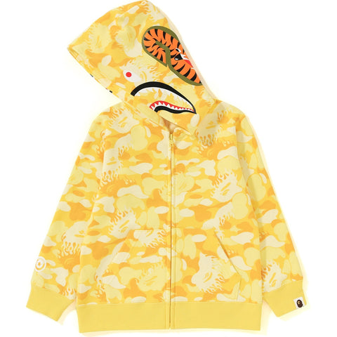 FIRE CAMO SHARK ZIP HOODIE KIDS