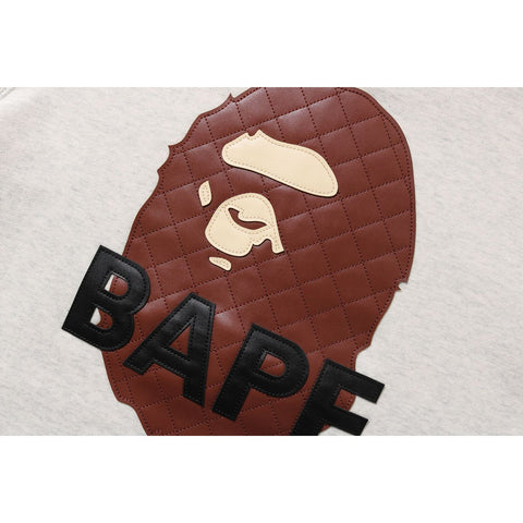 QUILTING APE HEAD ZIP HOODIE LADIES