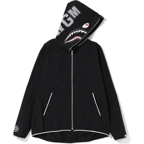 STRETCH REFLECTIVE SHARK FULL ZIP HOODIE LADIES