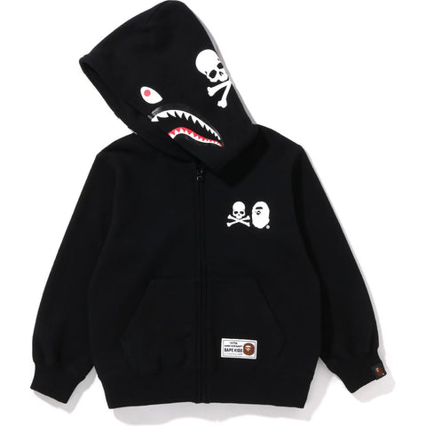 BK15TH ANNIVERSARY X MASTERMIND BAPE SHARK ZIP HOODIE KIDS