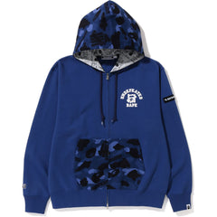 BAPE X UNDFTD COLOR CAMO RELAXED ZIP HOODIE M