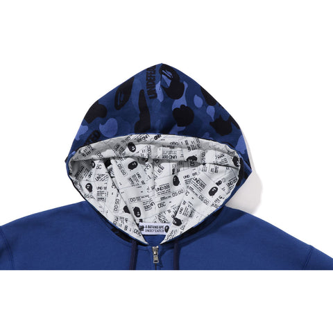 BAPE X UNDFTD COLOR CAMO RELAXED ZIP HOODIE M