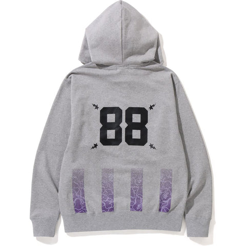 SOCCER GAME GRAPHIC RELAXED FIT FULL ZIP HOODIE MENS