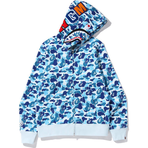 ABC CAMO SHARK FULL ZIP HOODIE MENS