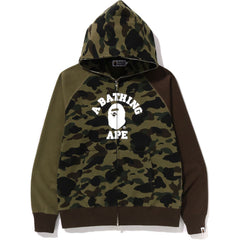 1ST CAMO CRAZY COLLEGE FULL ZIP HOODIE M