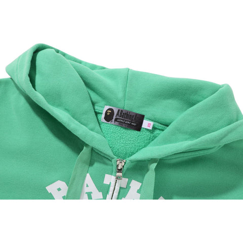 COLLEGE GRADATION OVERSIZED ZIP HOODIE L