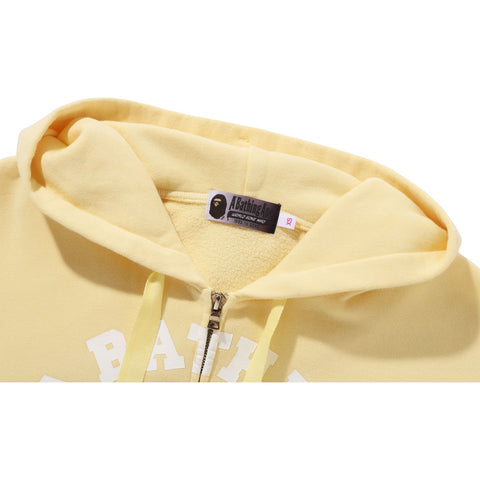 COLLEGE GRADATION OVERSIZED ZIP HOODIE L