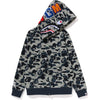 COOKIE CAMO 2 SHARK FULL ZIP HOODIE LADIES