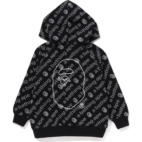 BAPE LINE TWIN STA ZIP HOODIE RELAXED FIT KIDS
