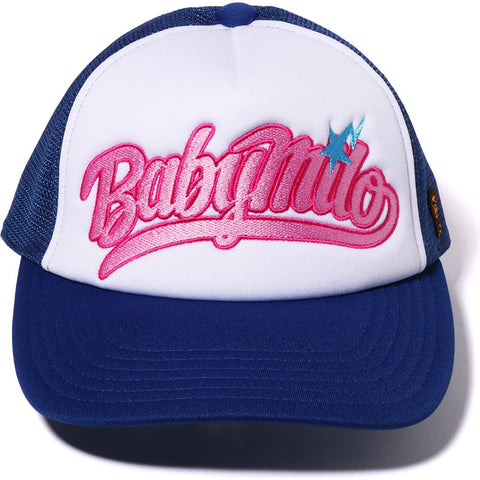 BABY MILO EMBROIDERY MESH CAP L