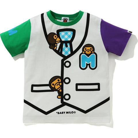 BABY MILO TIE PRINT TEE KIDS