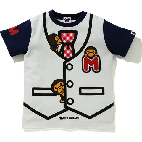 BABY MILO TIE PRINT TEE KIDS