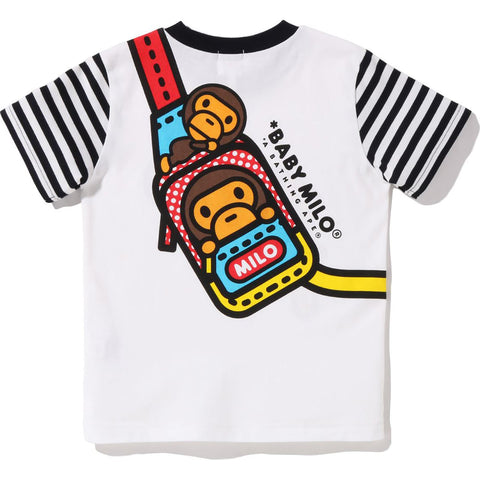 BABY MILO ONE SHOULDER PRINT TEE KIDS