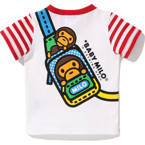 BABY MILO ONE SHOULDER PRINT TEE KIDS