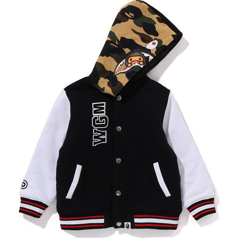 MILO SHARK HOODIE SWEAT VARSITY JACKET KIDS