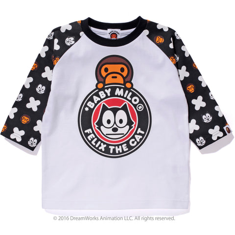 FELIX THE CAT MONOGRAM RAGLAN KIDS