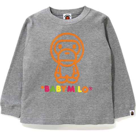 BABY MILO WAFFLE L/S TEE KIDS