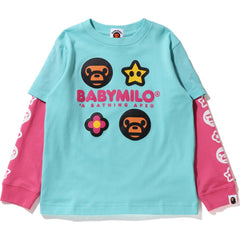 MILO MONOGRAM LAYERED L/S TEE KIDS