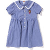 GINGHAM CHECK SAILOR COLLAR ONEPIECE KIDS