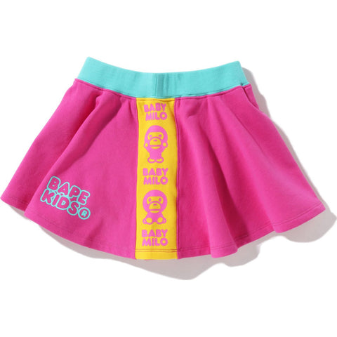 BABY MILO COLOR BLOCK SWEAT SKIRT KIDS