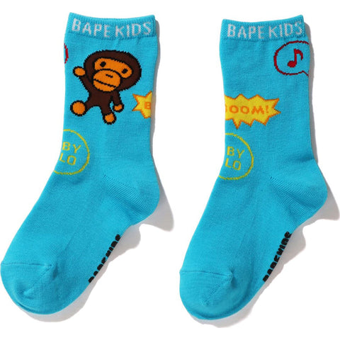 BABY MILO SPEECH BALLOON SOCKS KIDS
