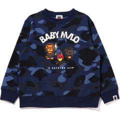 COLOR CAMO BABY MILO CAMP CREWNECK KIDS