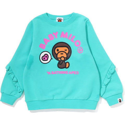 BABY MILO HEART FRILL CREWNECK KIDS