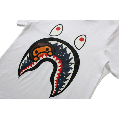 SPACE CAMO MILO SHARK TEE LADIES