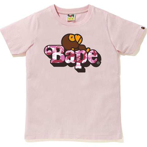MARBLE CAMO MILO ON BAPE TEE LADIES