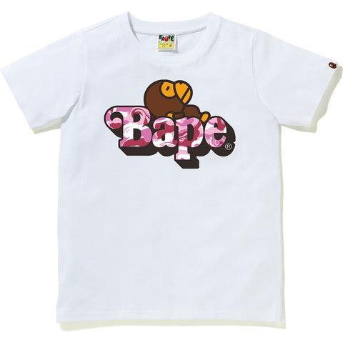 MARBLE CAMO MILO ON BAPE TEE LADIES