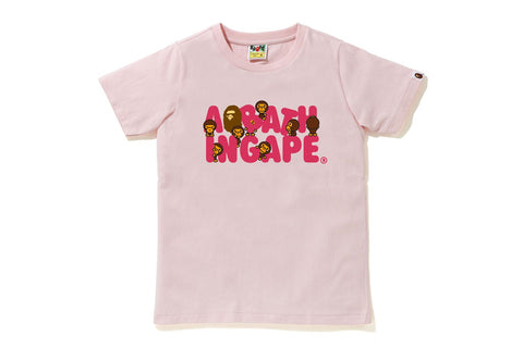 A BATHING APE MILO TEE LADIES