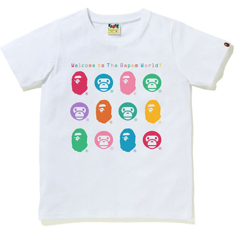 APE & MILO MULTI COLOR TEE LADIES
