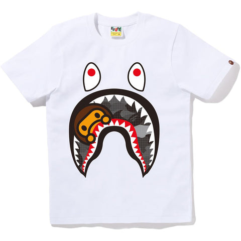 GRID CAMO MILO SHARK TEE LADIES