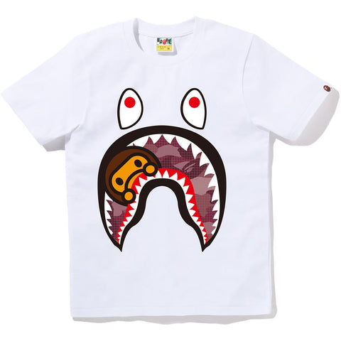 GRID CAMO MILO SHARK TEE LADIES