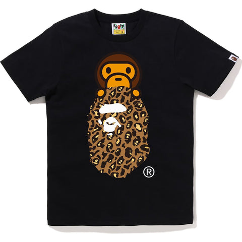 BAPE LEOPARD MILO ON APE HEAD TEE LADIES