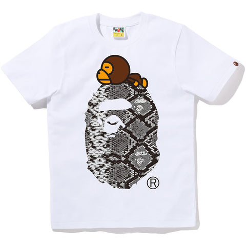 BAPE SNAKE MILO ON BIG APE TEE L