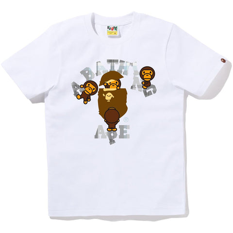 BAPE CHECK COLLEGE MILO TEE LADIES