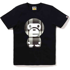 BAPE CHECK BIG BABY MILO TEE LADIES