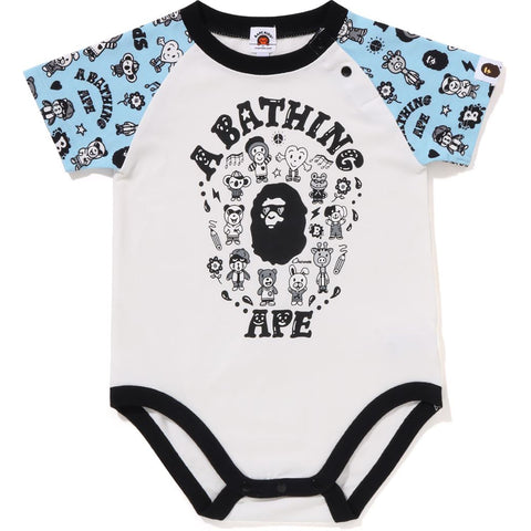 BAPE KIDS X CHOCOMOO MILO FRIENDS BODYSUIT PAKE SET KIDS