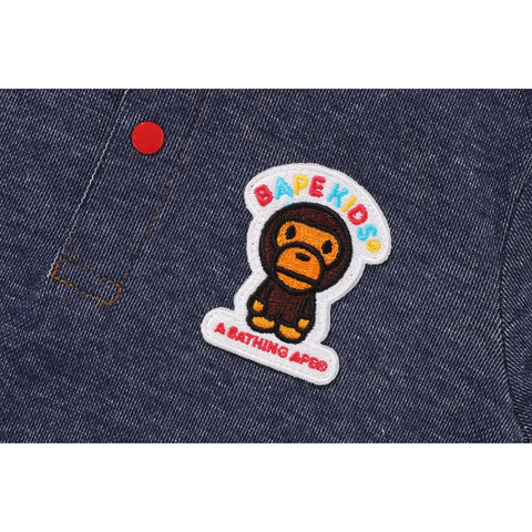 BABY MILO JERSEY DENIM SAILOR COLLAR BODYSUIT KIDS