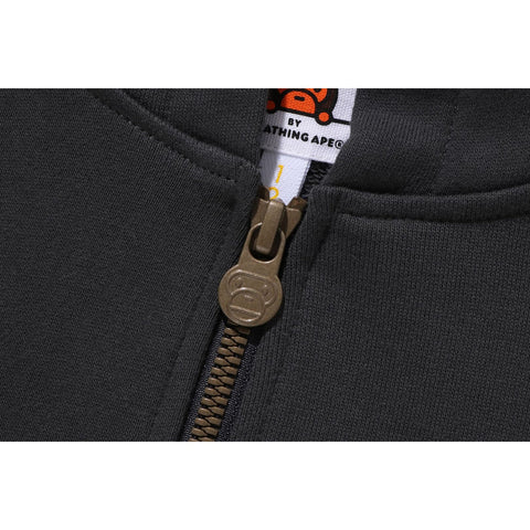 BABY MILO FOIL PRINT ZIP HOODIE RELAXED FIT KIDS