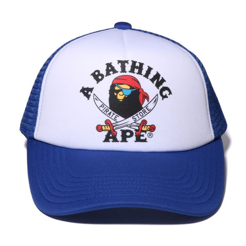 APE CROSSBONE COLLEGE MESH CAP MENS