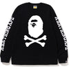 A BATHING APE CROSSBONE L/S TEE MENS