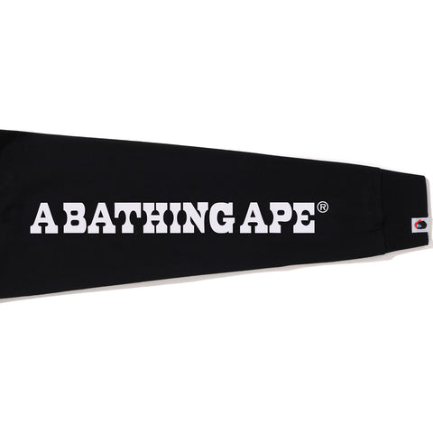 A BATHING APE CROSSBONE L/S TEE MENS