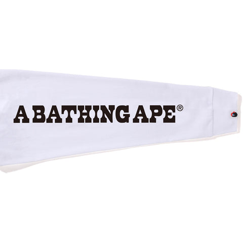 A BATHING APE CROSSBONE L/S TEE MENS