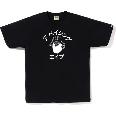 KATAKANA PIRATE COLLEGE TEE MENS